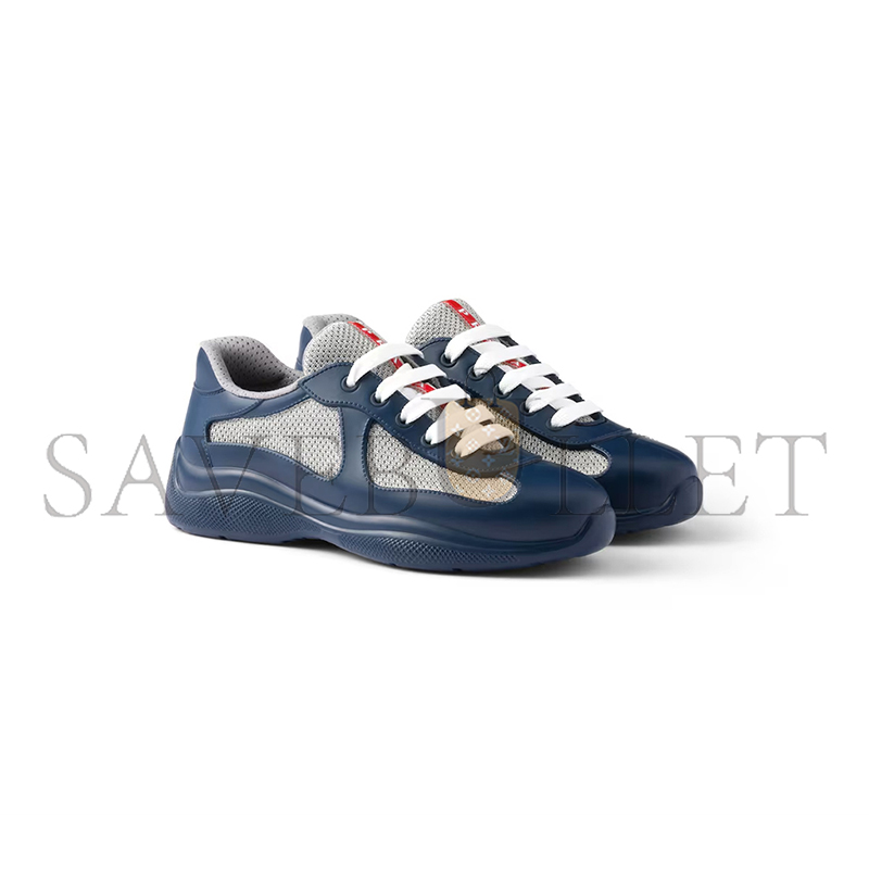 PRADA AMERICA'S CUP SOFT RUBBER AND BIKE FABRIC SNEAKERS 3E6500